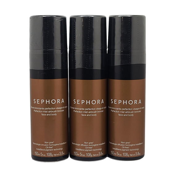 Sephora Other - 3 Pack Sephora Perfection Mist Airbush Bronzer Face and Body Medium/Deep 5 oz